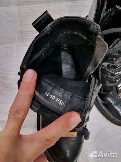 Обувь для девочки осень 33 размер