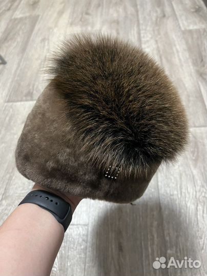 Шапка натуральный мех