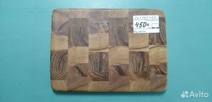 Доска торцевая разделочная из дуба в подарок