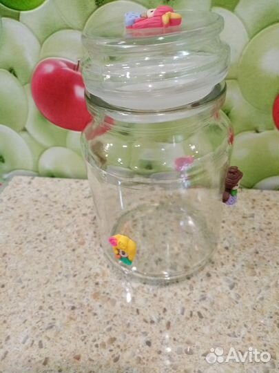 Банка с декором