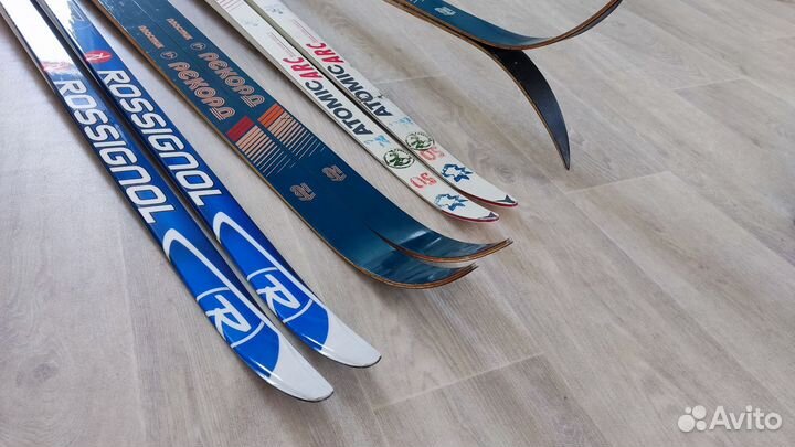 Беговые лыжи atomic, rossignol