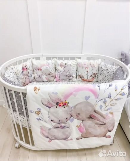 Комплект бортиков в кроватку