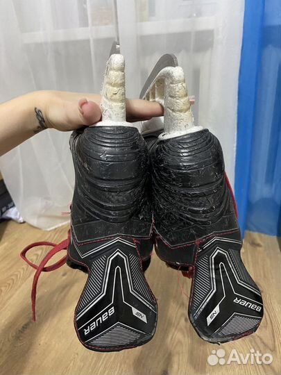 Хоккейные коньки бауэр детские