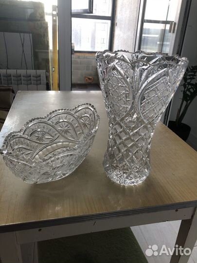Ваза хрустальная СССР