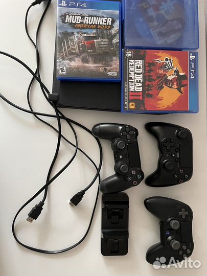 Игровая приставка ps4 slim 500