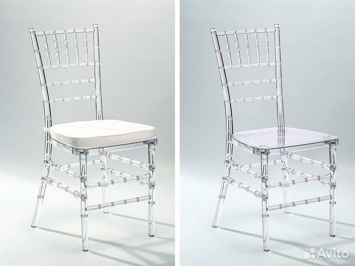 Прозрачные стулья «Кьявари» получение в марте