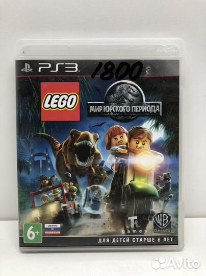 Диск Lego Мир юрского периода рус на PS3