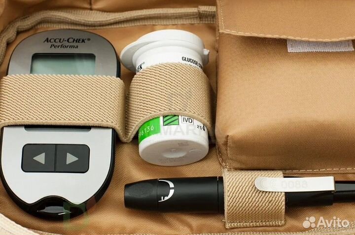 Сумка для диапринадлежностей тревел бежевая