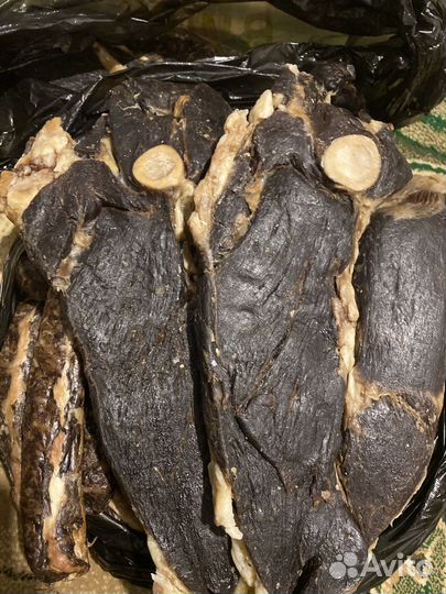 Сушенные мясо и колбаса