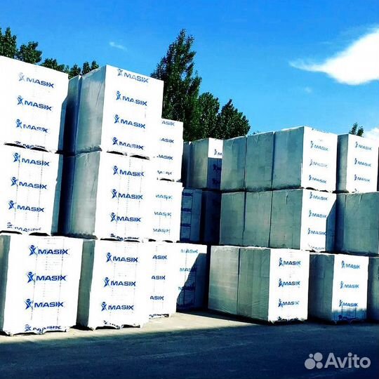 Газоблок Masix D400 75x250x625