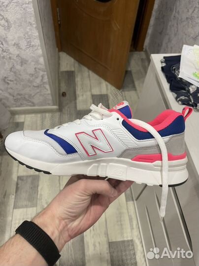 Кроссовки New balance 997h(white/pink/laser blue)