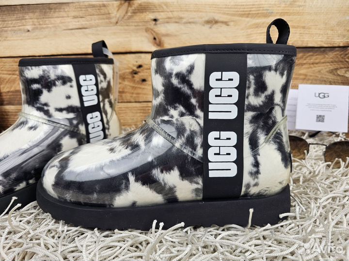 Угги Ugg Classic Clear Mini Zebra женские оригинал