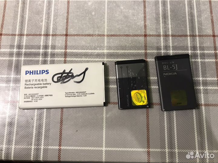 Аккумуляторы нокиа philips