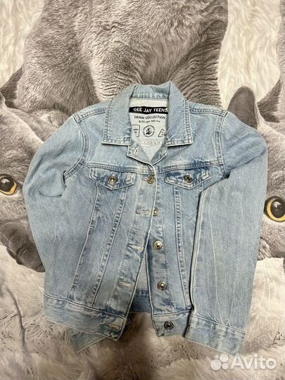Куртка джинсовая для девочки, рост 134