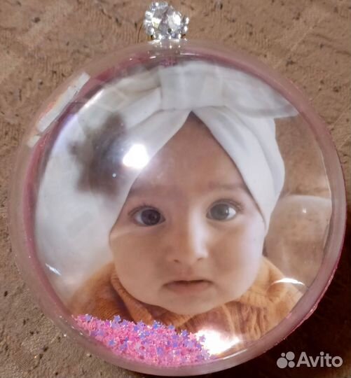 Новогодние шары с фотографией