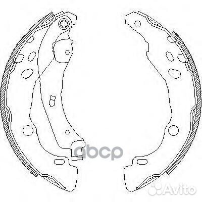 4152.00 колодки барабанные Renault Clio 1.2i-1