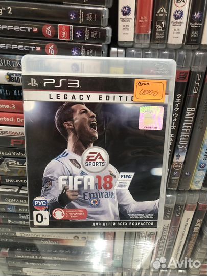 Fifa 18 ps3 диск
