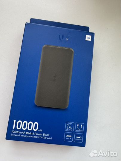 Внешний аккумулятор power bank redmi xiaomi 10000