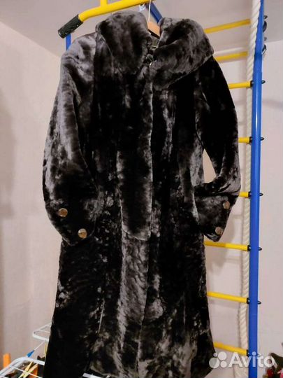 Шуба с капюшоном