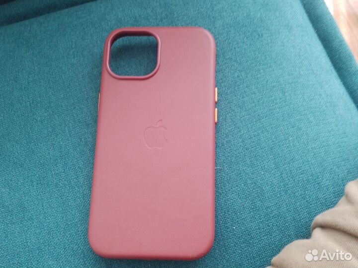 Чехол на iPhone 12 mini кожаный