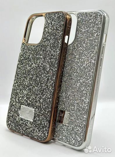 Чехол на iPhone 14 pro max со стразами swarovski