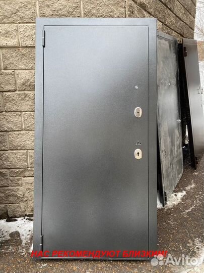 Тяжелая дверь металлическая с шумоизоляцией