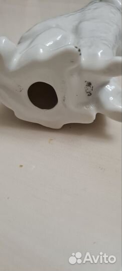 Статуэтка белый пудель