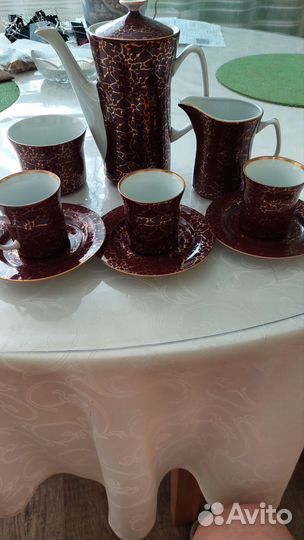 Кофейный сервиз коньячный графин