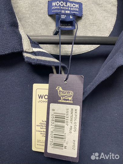 Поло мужское Woolrich размер M