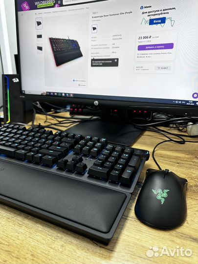 Игровая клавиатура и мышь Razer Huntsman Elite