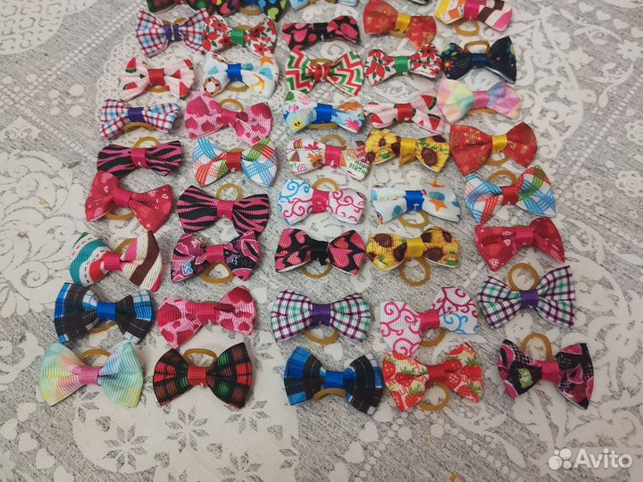 Новый комплект резинки-бантики для девочек