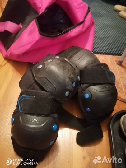 Детские ролики и защита 32 35