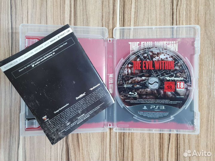 PS3 The Evil Within. Лицензия (франц. яз)