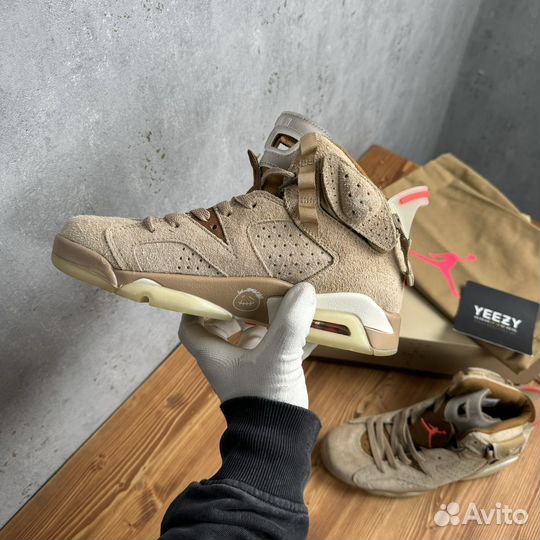 Travis Scott Air Jordan 6 Retro British Khaki