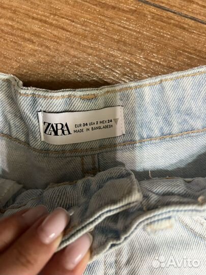 Шорты женские джинсовые Zara