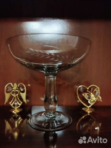 Ваза для фруктов стекло СССР