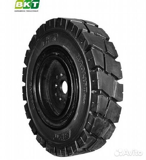 Шина массивная 21X8-9 (200/75-9) 6.00E BKT maglift