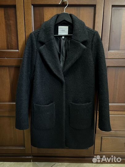 Пальто ichi черное S-M черное