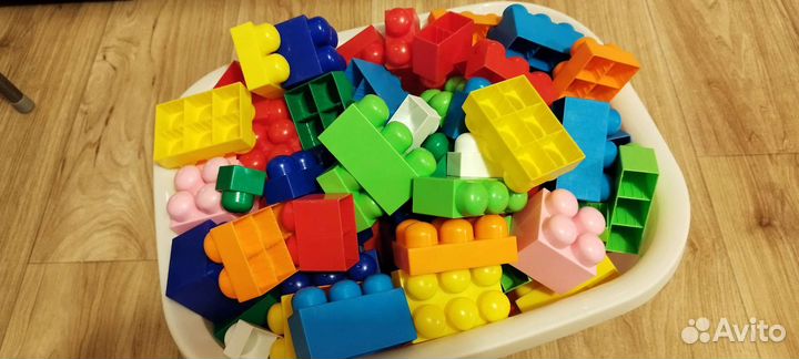 Конструктор Полесье Юниор крупный 115 деталей