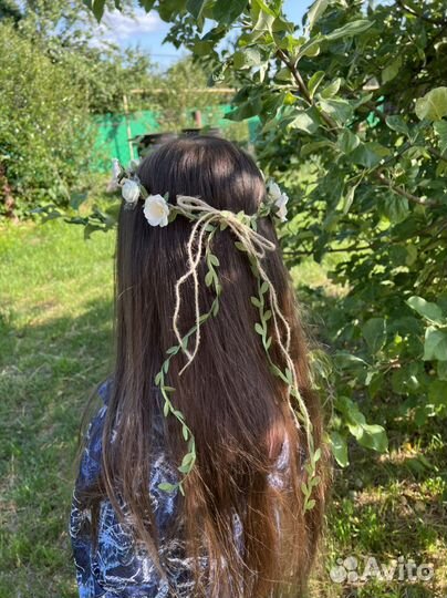 Венок на голову из цветов