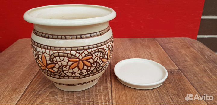 Керамические горшки для цветов бу