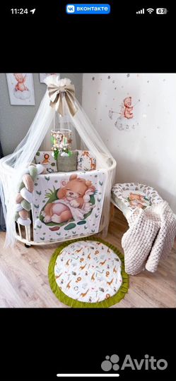 Набор в детскую кроватку