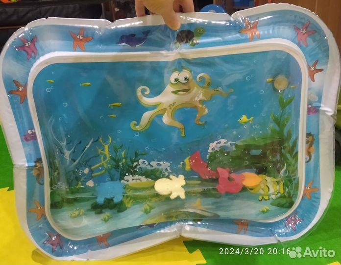 Развивающий водный коврик