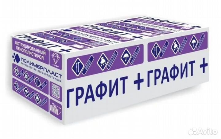 Утеплитель эппс Графит+ 100 мм как Пеноплекс