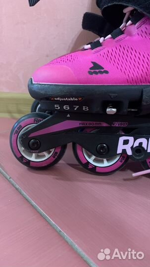 Ролики женские Rollerblade 35-38 р-ры, раздвижные