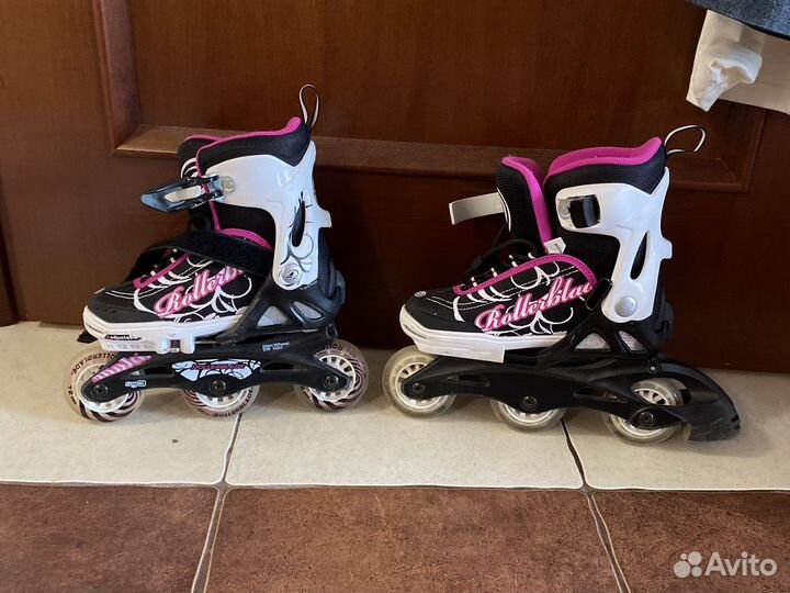 Детские ролики и защита 32-35