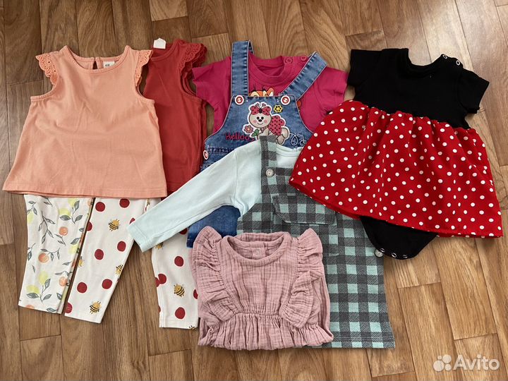 Пакет одежды для девочки 68-74