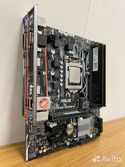 Комплект материнская плата asus b250/i5-7400/16GB