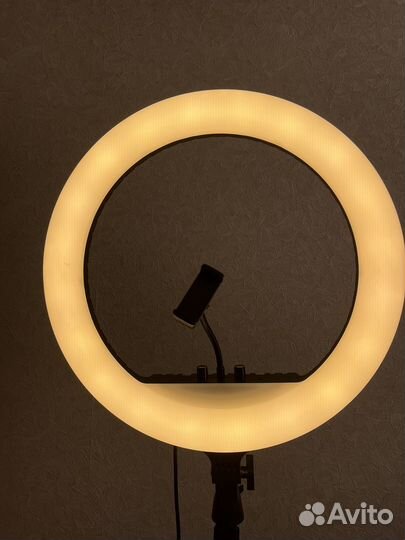 Кольцевая лампа со штативом
