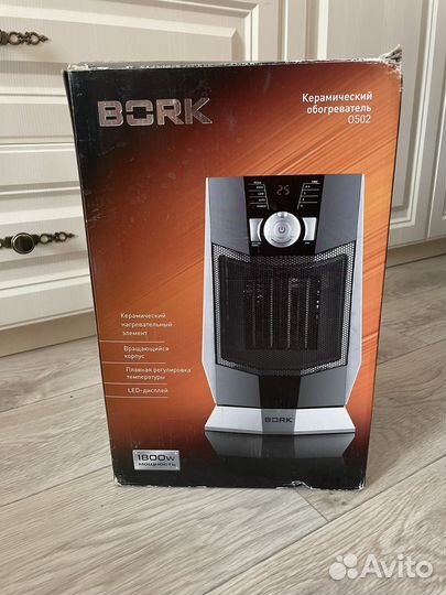 Керамический обогреватель bork 0502